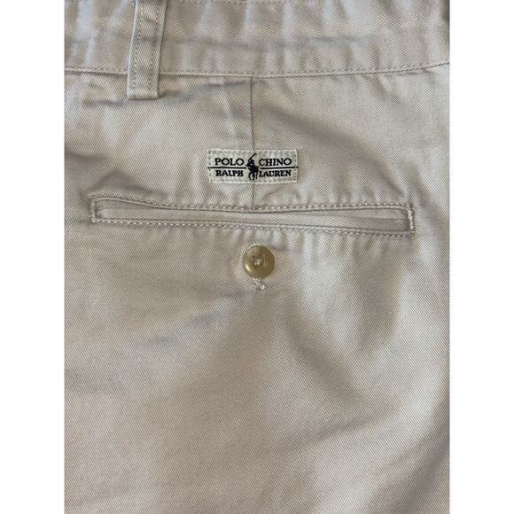 Polo Ralph Lauren Mens Light Khaki Chino Tyler Short Pockets Size 42 - Picture 6 of 10